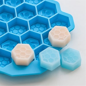 Bee Honeycomb silicone soap mold | Hexagon mold | Baking mold