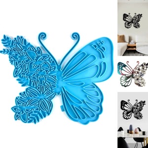 Large 14.9" Butterfly Resin Wall Art Mould | Home Decoration Mould | Table Mat Mold