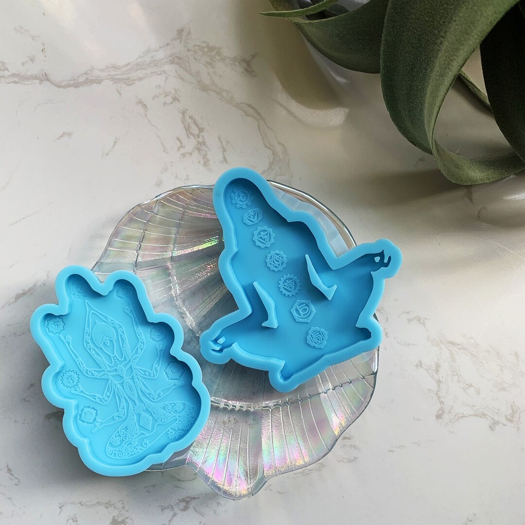 Chakra Silicone Mold Yoga Mold Gril Keychain Mold Etsy