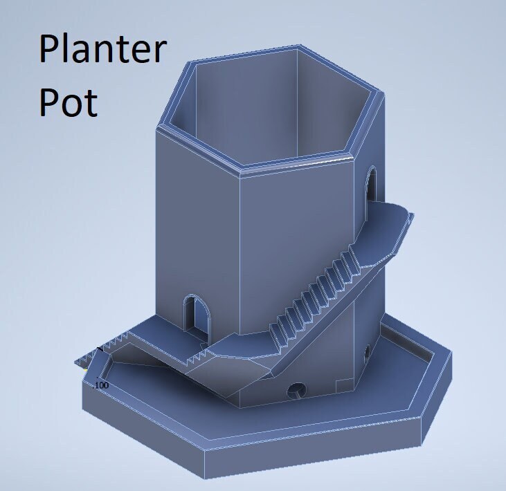 Variety 3D Printed Pots for Plants or Succulents - Etsy
