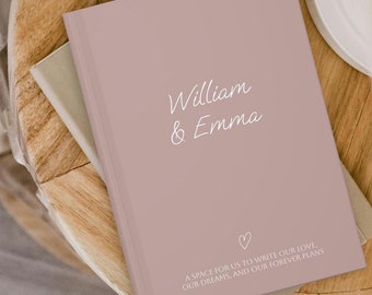 Personalized Love Letters Journal, Valentine’s Day Romantic Keepsake Couples Memory Book, Gift for Boyfriend, Girlfriend, Husband, Wife