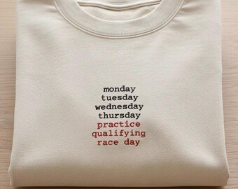 Embroidered Formula 1 Oversized Tee, Heavyweight Faded Cotton Shirt, Perfect Racing Fan Gift, Unisex High Quality T-Shirt, F1 Gift for Him