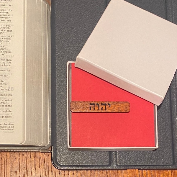 Tetragrammaton Tie Clip | JW Pioneer Gifts | JW Brother Gifts | JW Elder Gifts | Baptism Gift | Publisher Gifts | Custom Tie Bars