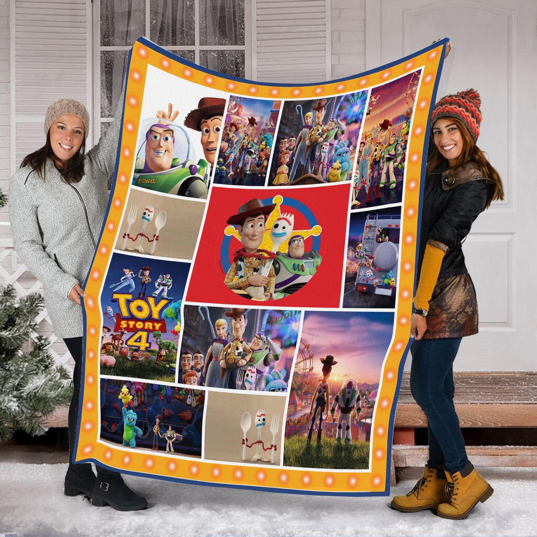 Toy Story Blanket Toy Story Minky Blanket Toy Story Baby Etsy