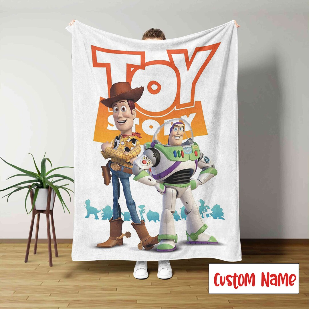Toy Story Blanket Toy Story Baby Blanket Toy Story Minky Etsy