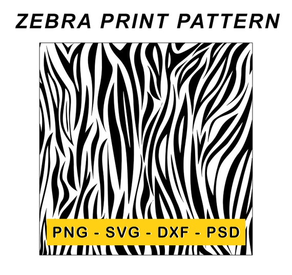 Zebra Print Pattern Svg zebra Pattern Svg Repeating Etsy