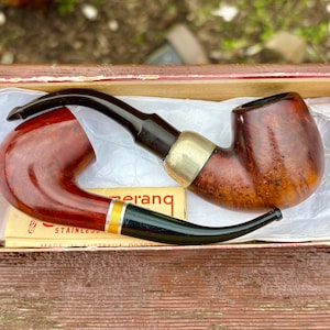 Peterson System 314 Pipe with Box + Bonus Unmarked Pipe & Boomerang Papers – Vintage Estate Smoking Set 1995 Ireland