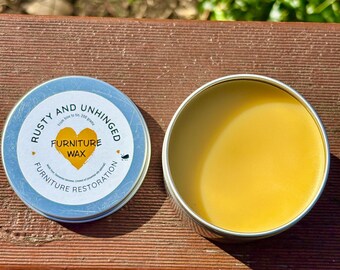 Tasmanian Beeswax Furniture Polish 200g tin, Locally Sourced and made in Franklin, Natural & Eco-Friendly, From Hive to Tin