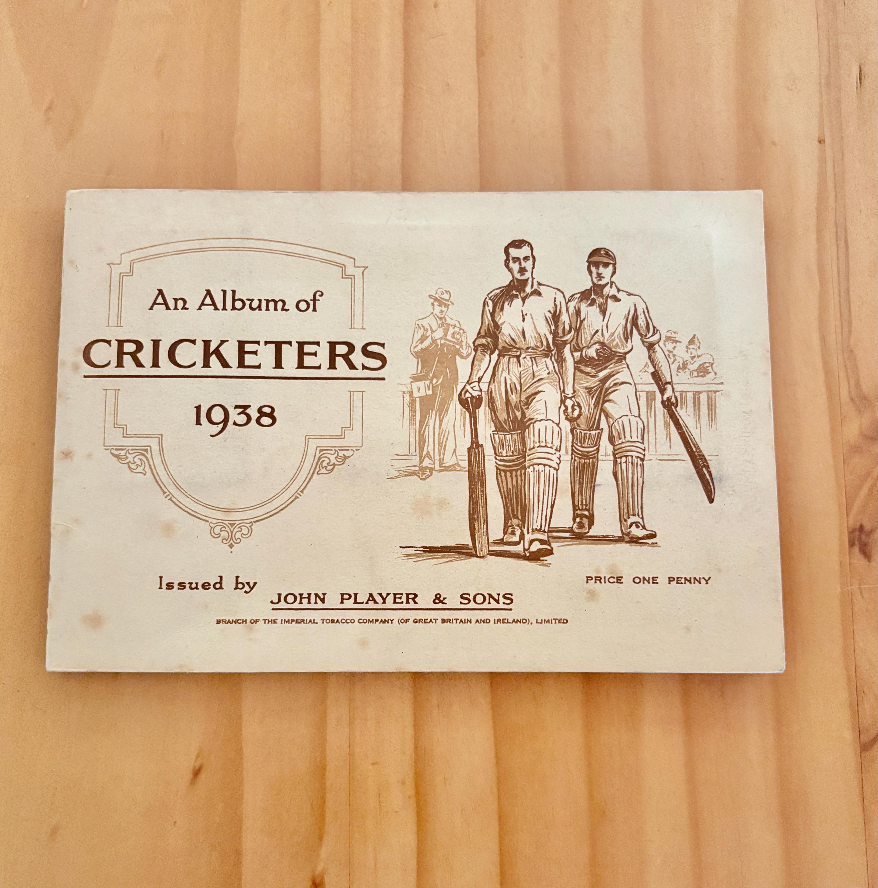 cricket cigarette cards 1938 John Player Cricketers Cigarette Card Album, Complete Vintage Cricket  Tobacco Cards