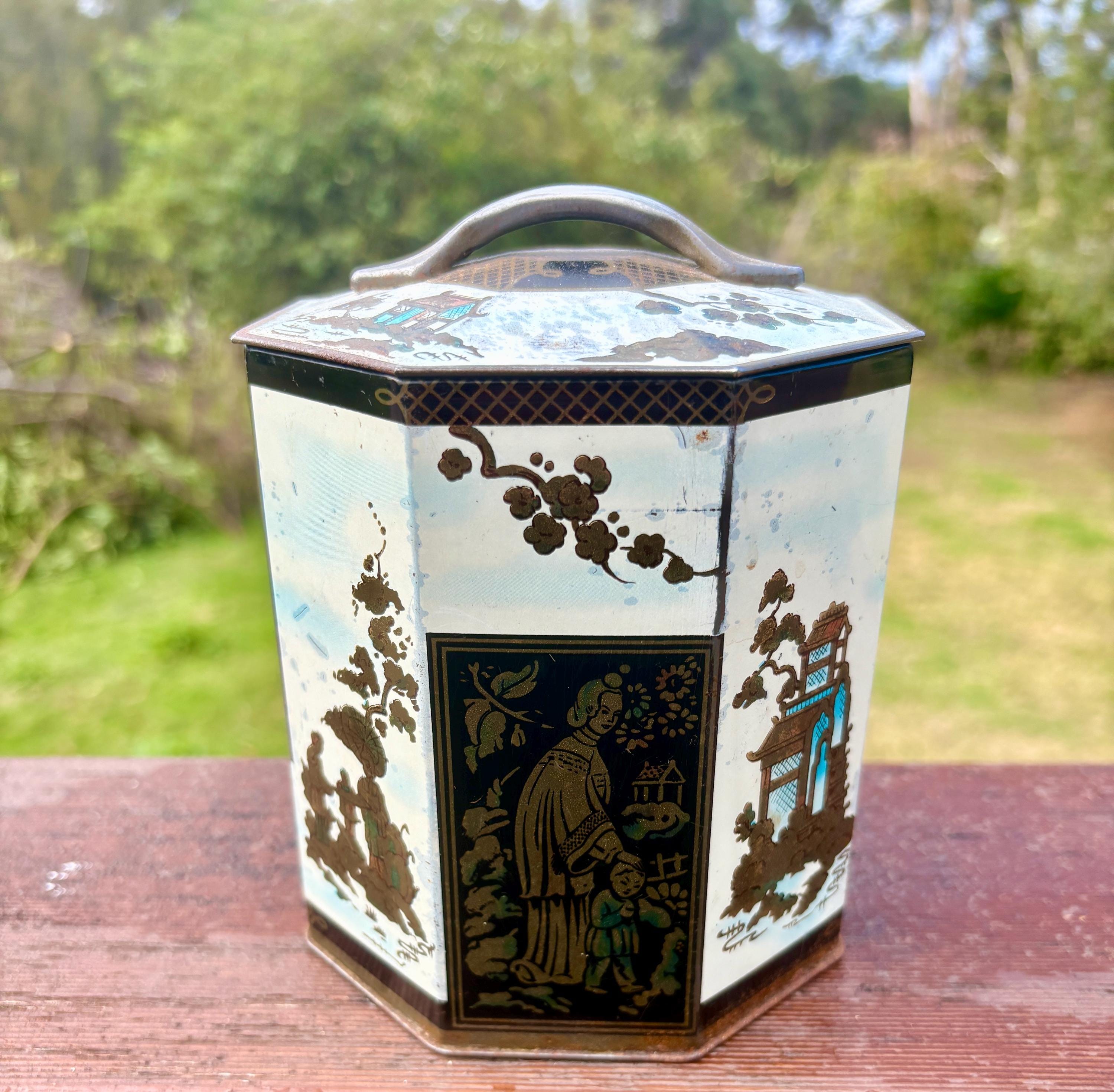 LU ビスケット キャニスター 缶　2点セット　ヴィンテージ　ブロカント Antique biscuit tin - Etsy 日本