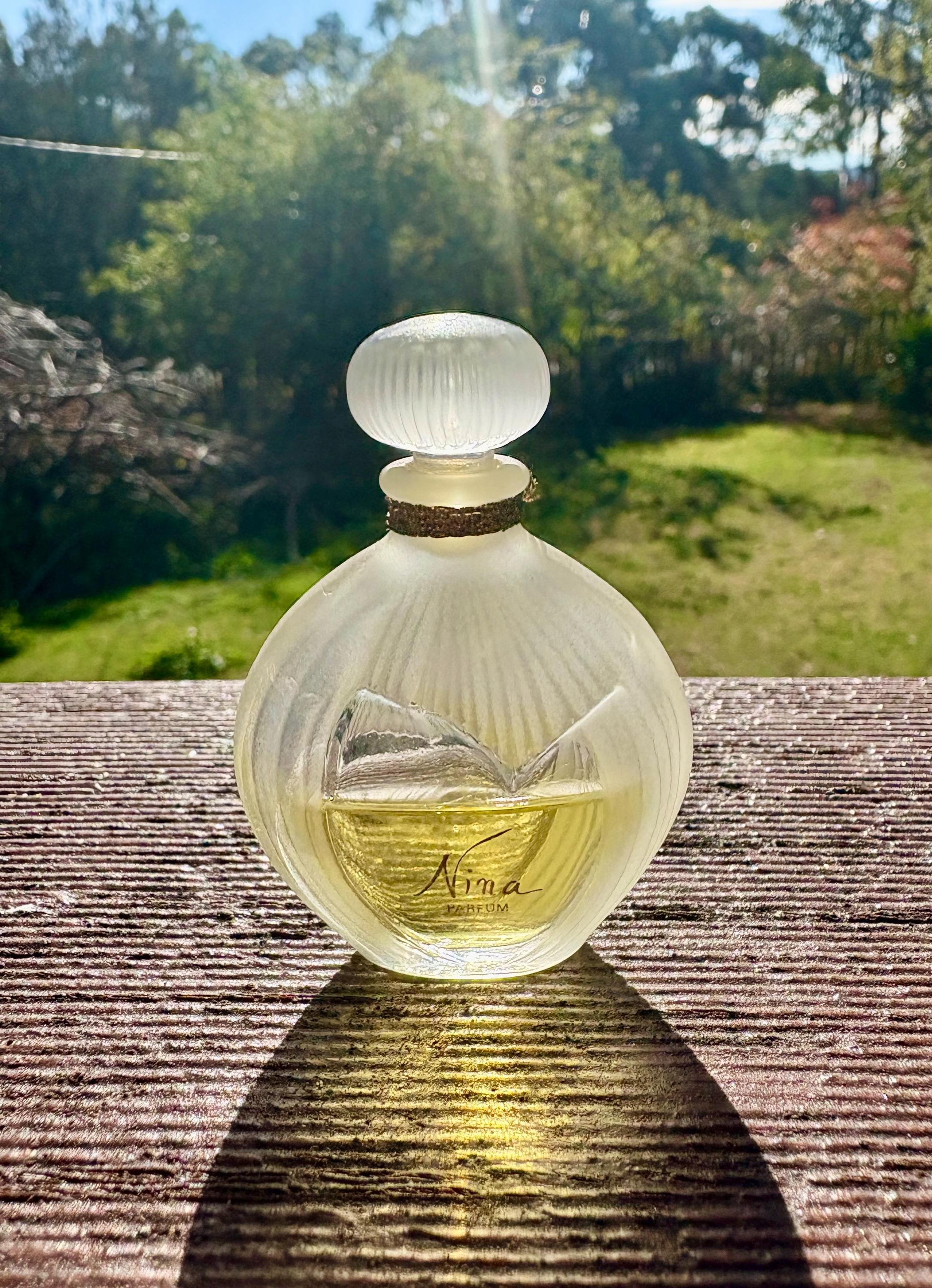 Vintage Nina by Nina Ricci Perfume Bottle Circa 1987 Classic French Fragrance Collectible Perfume Retro Vanity Decor 1980s Perfume