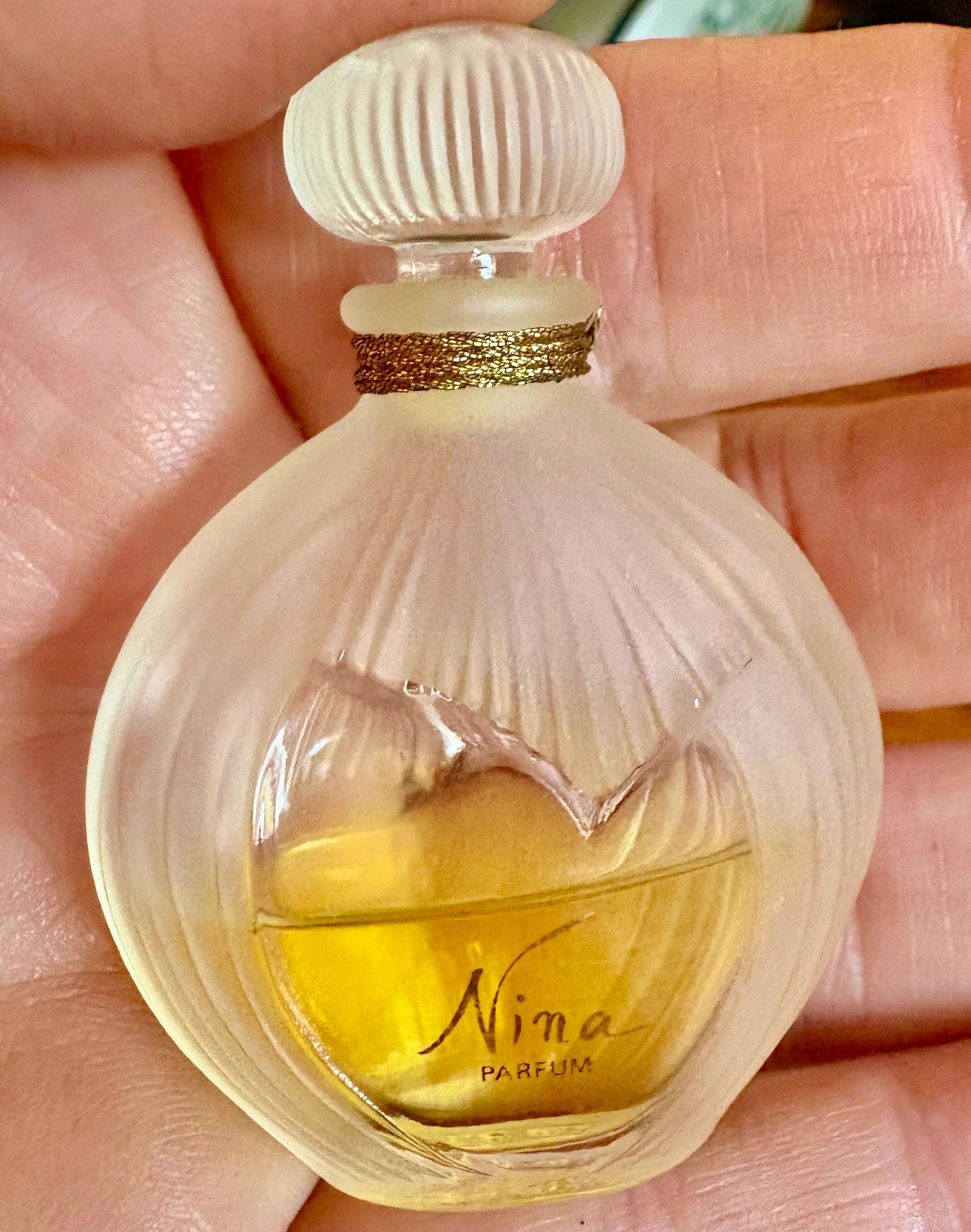 Vintage Nina by Nina Ricci Perfume Bottle Circa 1987 Classic
