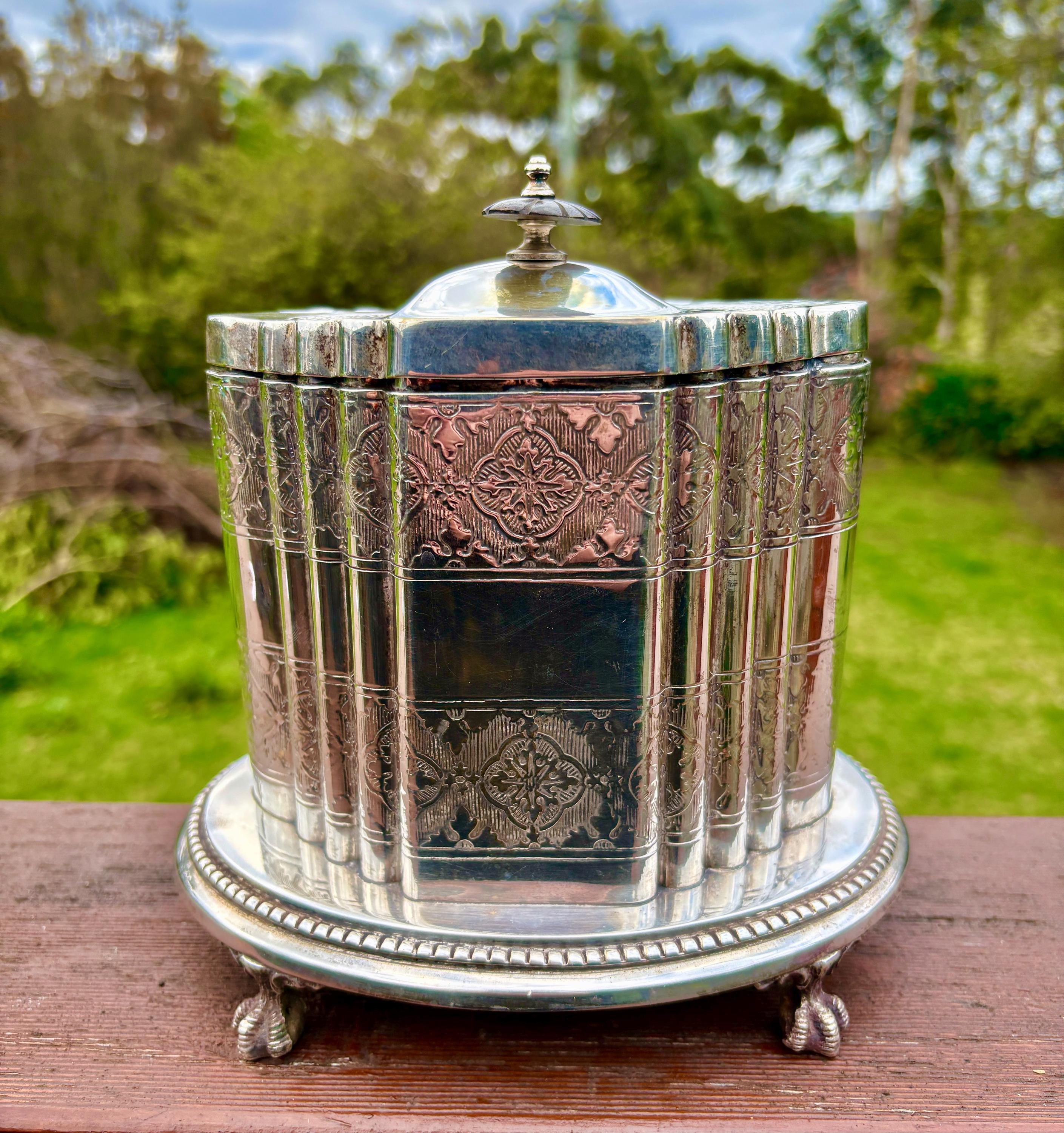 ビスケットバレル ③ ビスケットボックス アンティーク ビスケットバレル ③ ビスケットボックス アンティーク 楽天市場