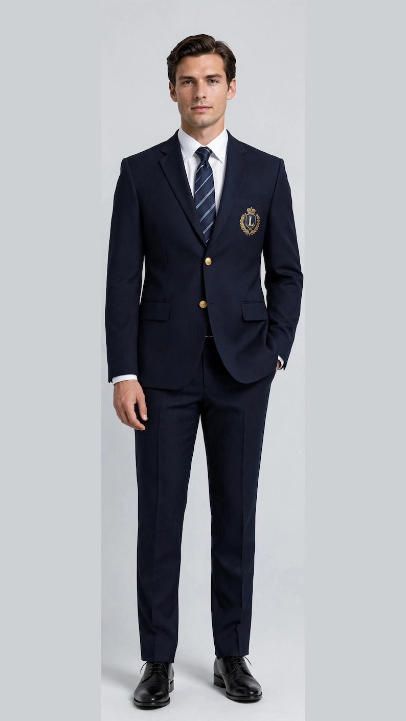 Custom Logo Lining Blazer | Bespoke Business Suit, Executive Jacket - Etsy