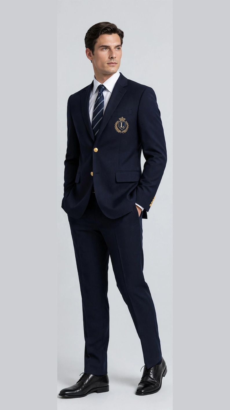 Custom Logo Lining Blazer | Bespoke Business Suit, Executive Jacket - Etsy