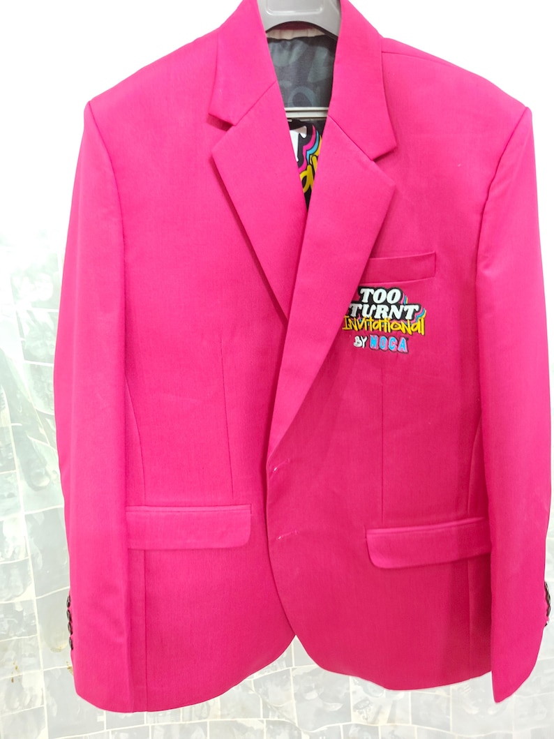 Custom Corporate Blazer With Personalized Logo Lining – Bespoke ...