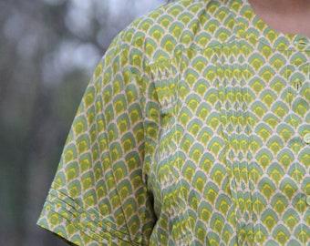 cotton blouse for women,tunics blouses, bohemian blouse, v neck blouse