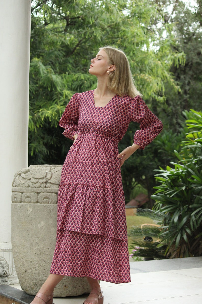 Vestido De Algodon Bordado