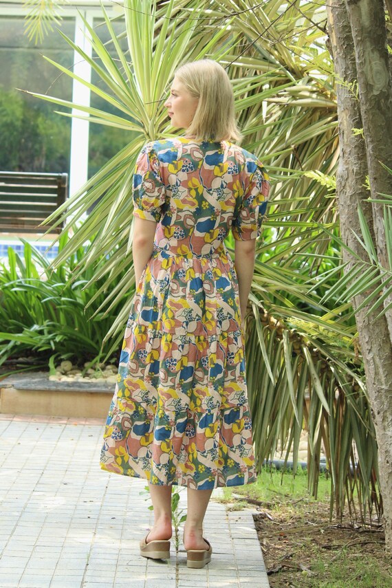 midi summer cotton dresses Floral midi dress. Buy ditsy cotton dress online from Nuichan