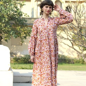 Hand Block Summer Dress