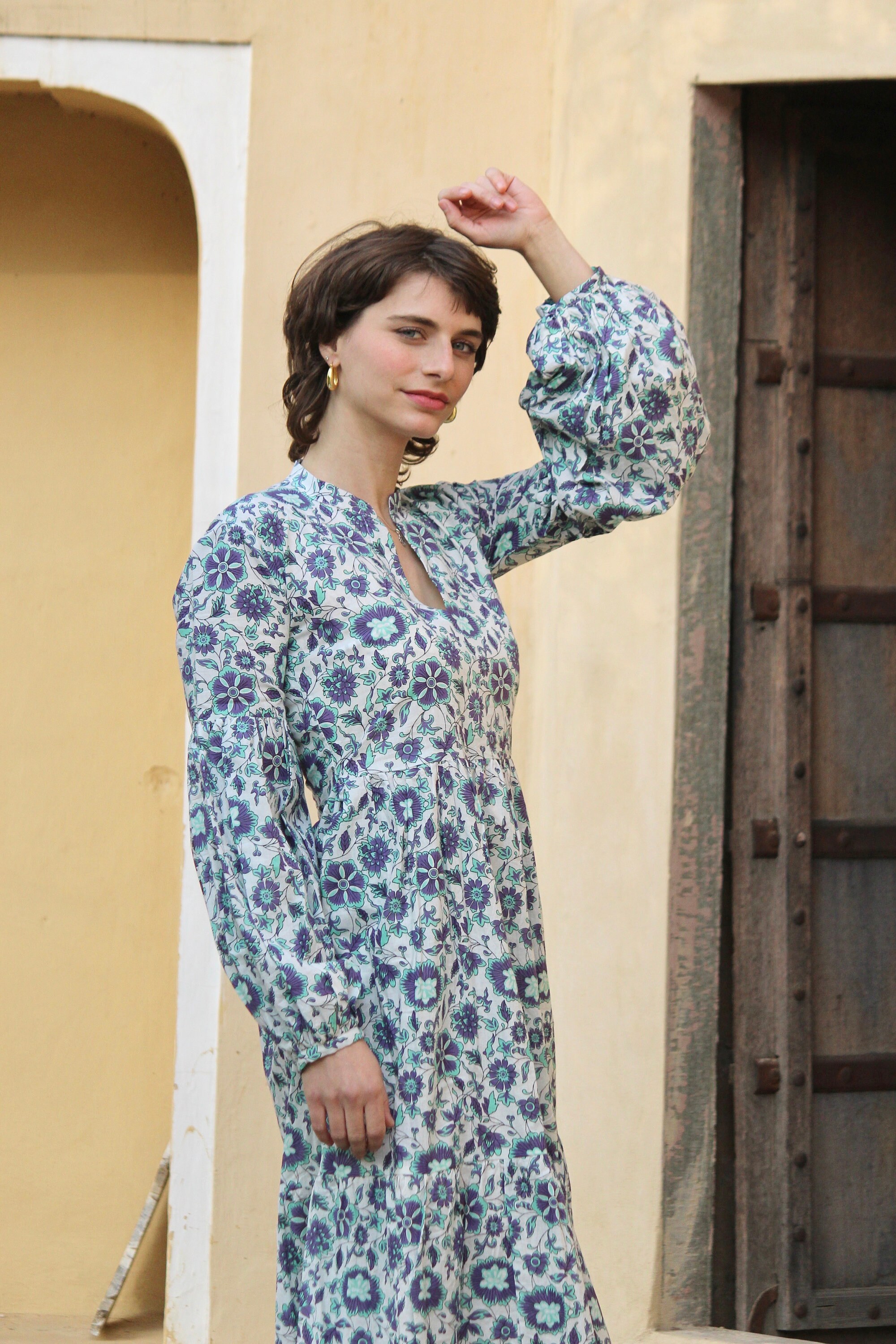 Hand Block Summer Dress main image 0