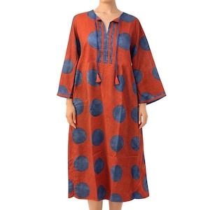 Fall Block Print Dress - Etsy