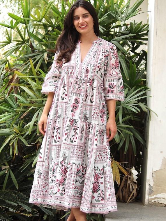 bohemian cotton summer dresses R.Vivimos Womens Casual Flowy Maxi Dress, Army Green, Small casual brunches YGroup_majestymasquemaxidressset Black Ball Gown Sweetheart Size:6XL-14/16 Years
