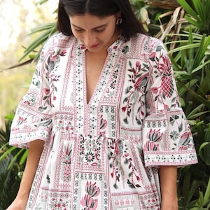 White cotton dress