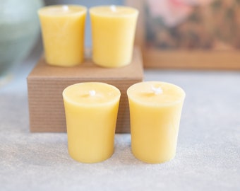 Beeswax Votives - Set of Four