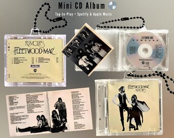 Fleetwood Mac - Rumours | Mini NFC-Enabled CD Album | Tap & Play Your Favorite Albums | Collectible Replica with Booklet Insert
