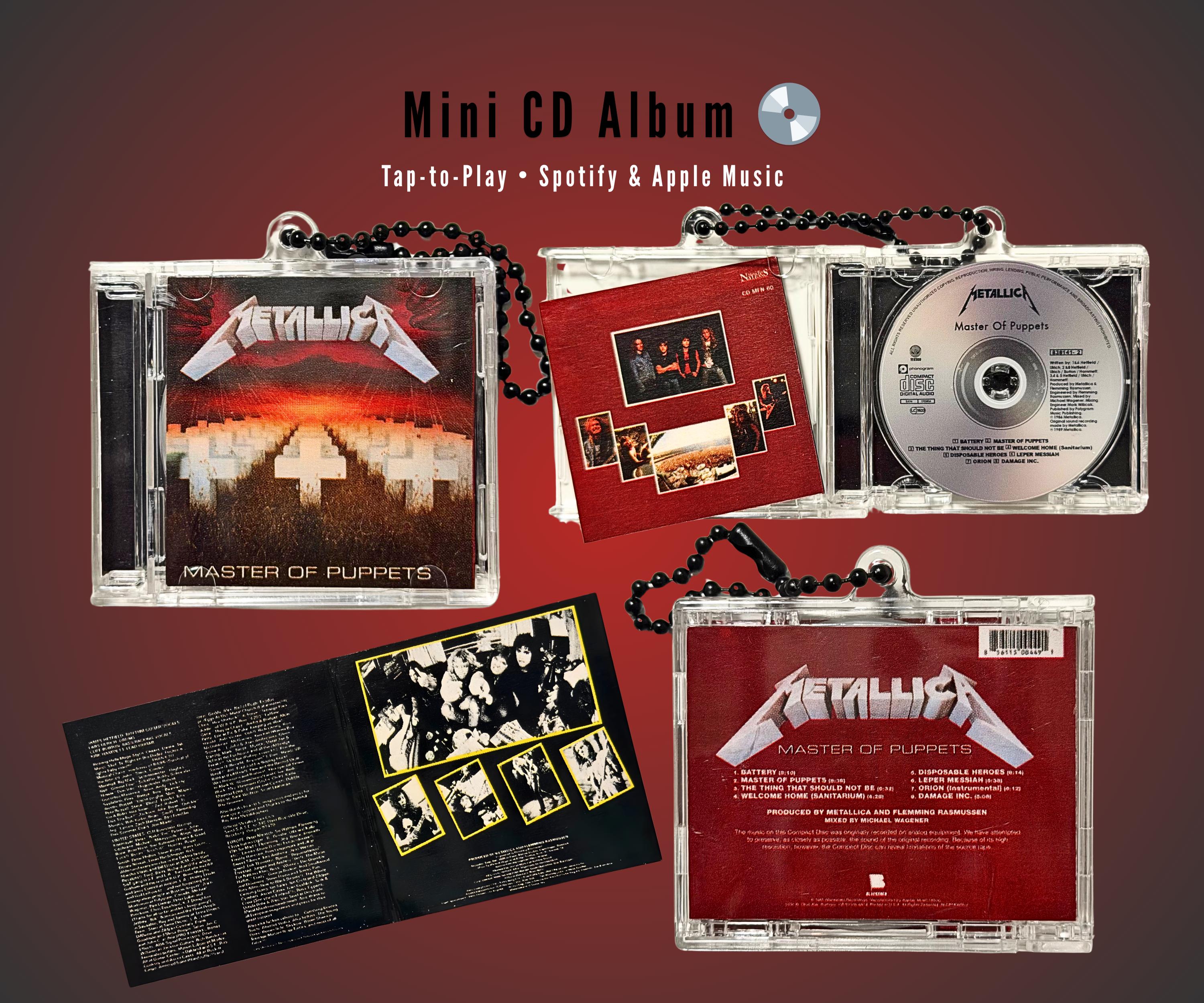 Metallica - Master of Puppets | Mini Nfc-enabled CD Album | Tap