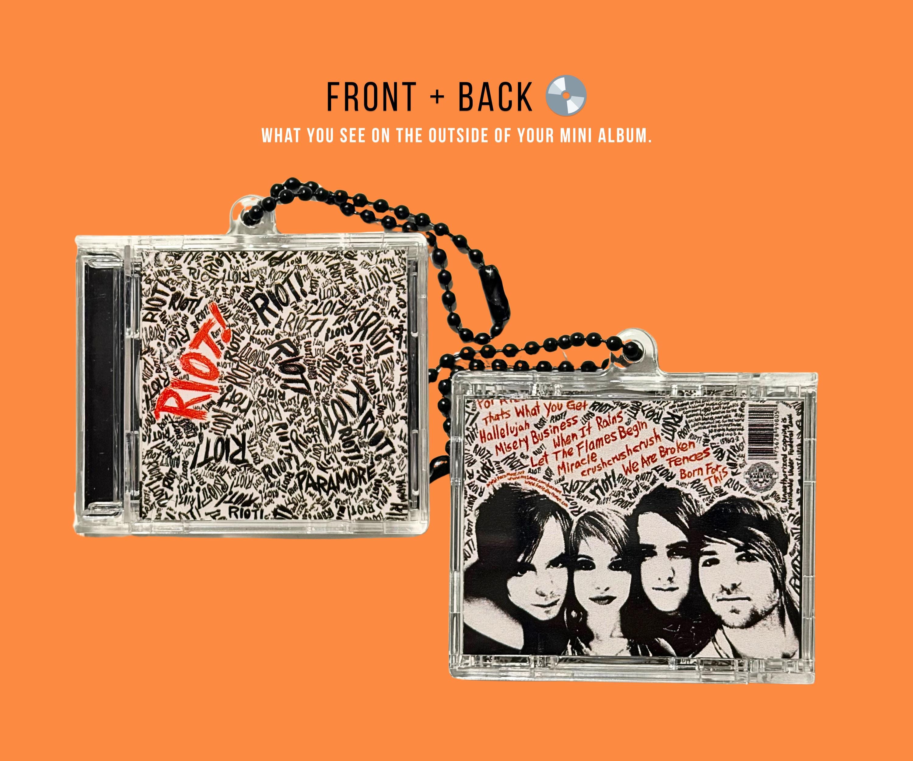 VALSHE RIOT(Musing盤)：未使用品CD Paramore - Riot! | Mini Nfc-enabled CD Album | Tap & Play Your