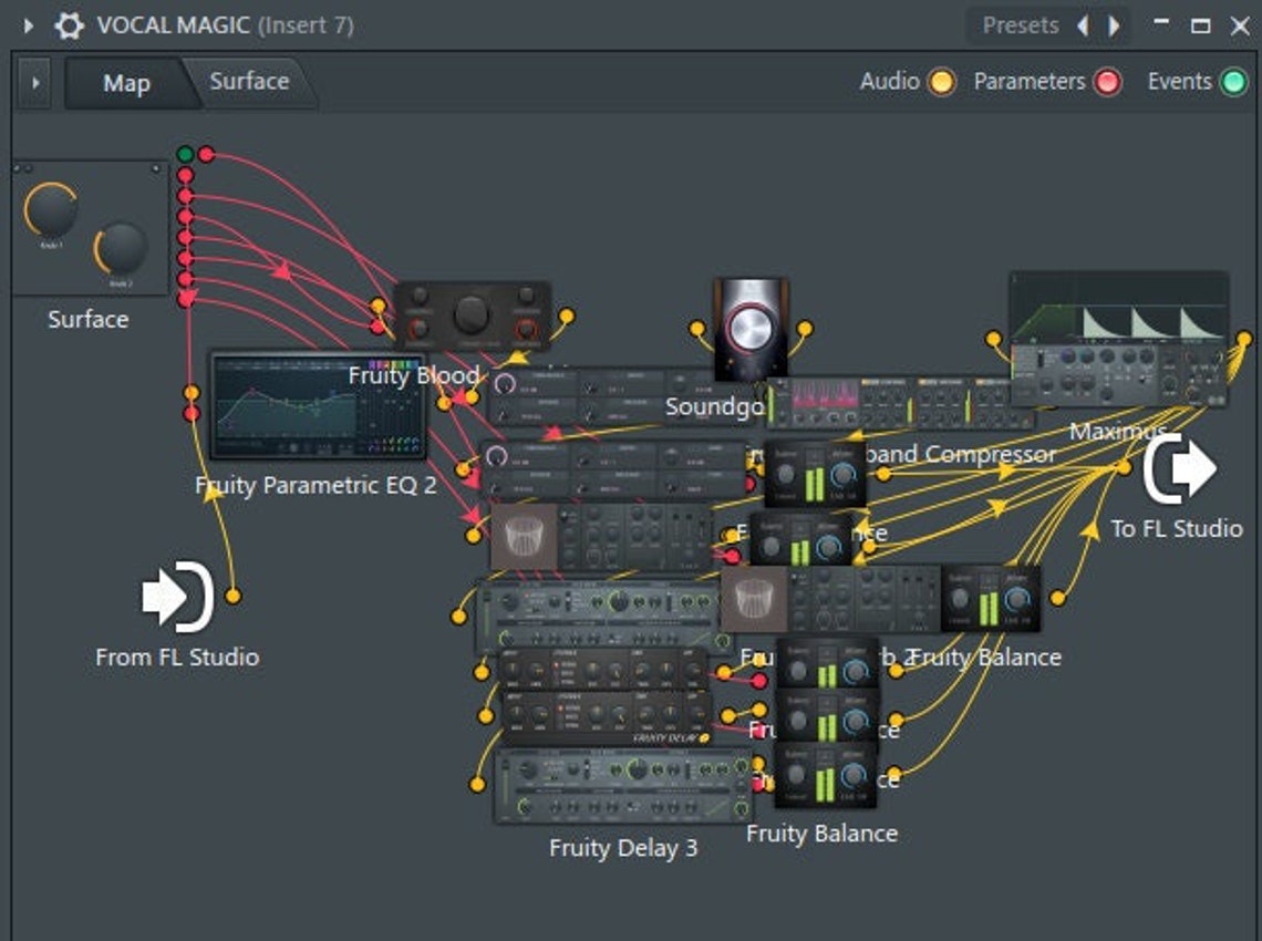 FL Studio Vocal Chain FST Vocal Magic Mixing Patcher Rack Etsy