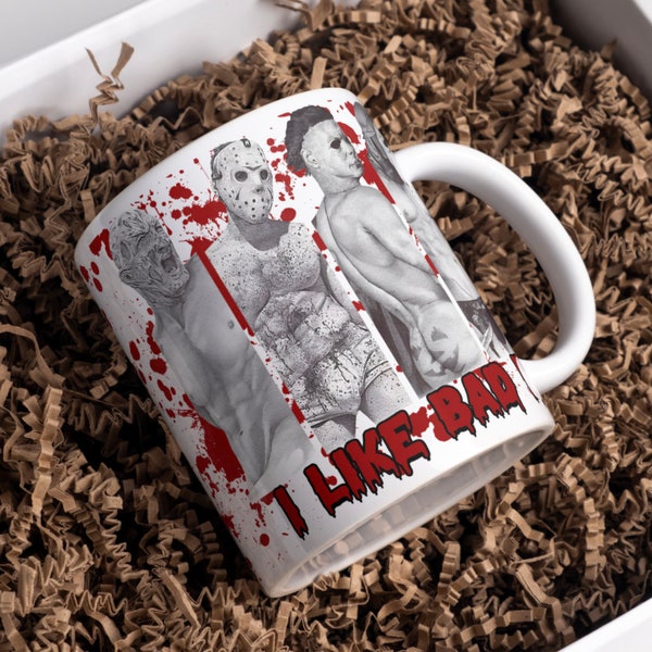 Horror Movie Mug, Perfect gift, Mother's Day,Christmas gifts Halloween, gift for her, horror gifts, horror merchandise. Coffee Mug.