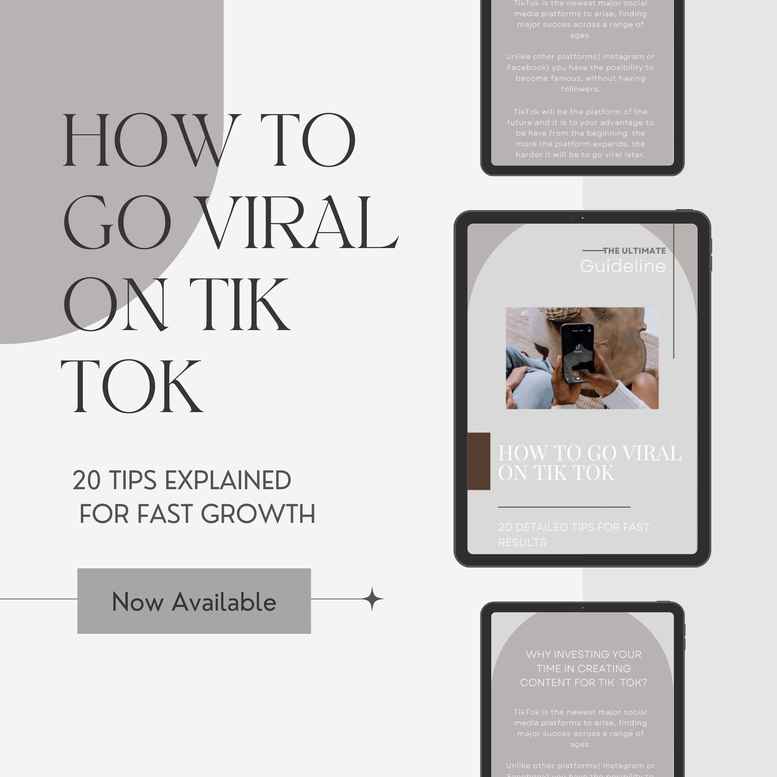 Tiktok How To Go Viral 20 Tips Explained Etsy Tiktok How To Go Viral 20 Tips Explained Etsy