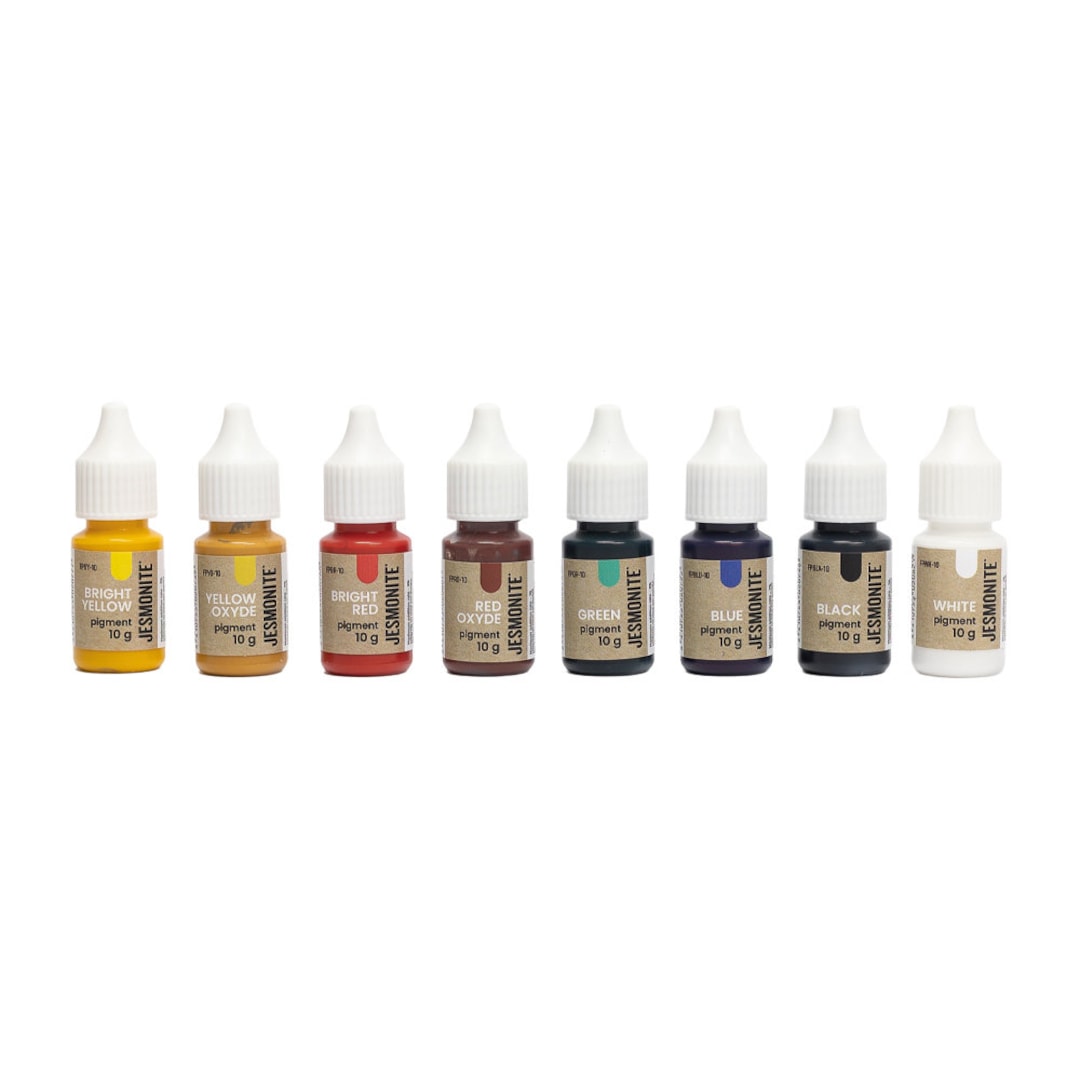 Lot Pigments Jesmonite Barrette - 6 Couleurs Classiques 2g Chacune