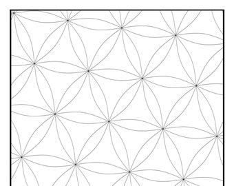 Coloring Page Geometric Repeating Pattern 2725 Printable - Etsy
