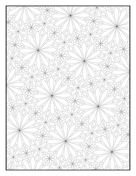 Pattern Coloring Pages ✨ Digital Coloring Pages For Kids And Adults