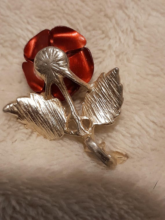 Gorgeous Red Rose Gold Pendant - image 2