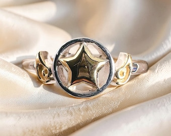 Cardcaptor Sakura Sterling Silver Star Ring: Cosplay Jewelry