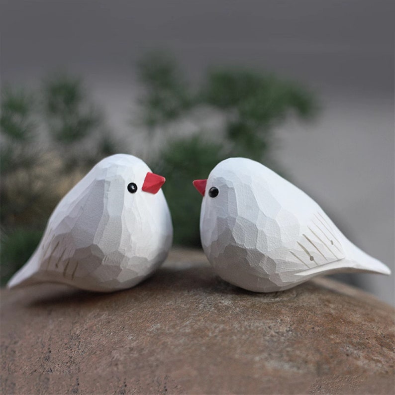 Wooden Bird Gifts for Bird Fans Cute Bird for Garden Decors Etsy