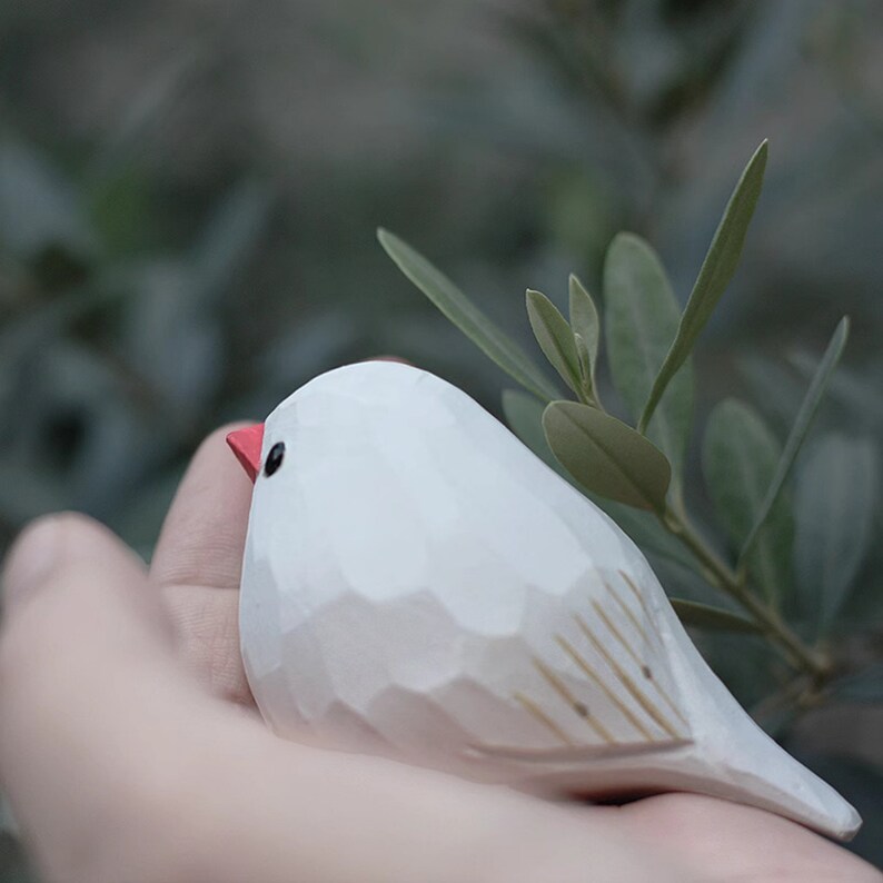 Wooden Bird Gifts for Bird Fans Cute Bird for Garden Decors Etsy