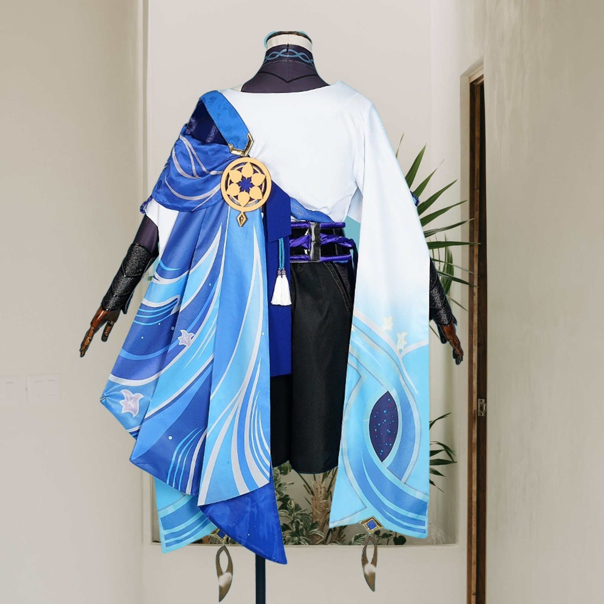 Genshin Impact Wanderer Cosplay Costume Wanderer Full Set Etsy