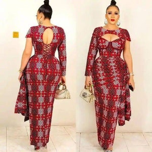 Ankara dress, African print dress, Ankara gown, women fashion, Ankara gown, African wedding dress, African women clothing, African fashion