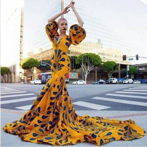 African print dress, Ankara dress, African prom dresses, African clothing for women, African mermaid dress, African wedding dress Ankara wax