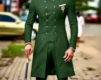 men's wedding suit, African men's clothing suit, african clothing for men,African groom's suit,men's clothing,prom suit,bespoke suit for men