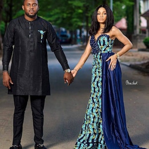 African Couple clothing, Ankara Couple, African fashion, Couple matching set, African wedding set, Ankara clothing, African print couple