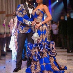 Ankara Couple matching set, African Couple, African fashion, Couple matching set, African wedding set, Ankara clothing, African wax print