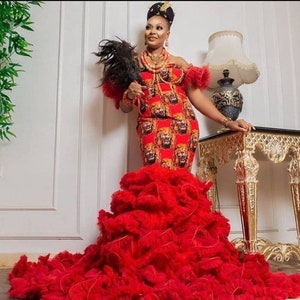 Isiagu Igbo Wedding Dress, Igbo Traditional Marriage Attire, Igbo