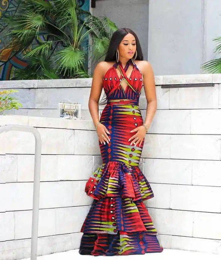 African Dress Ankara Infinity Wrap Dress African Wrap Dress - Etsy